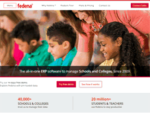 Tablet Screenshot of fedena.com